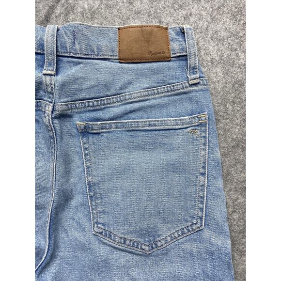 Madewell Jeans Womens 26 Light Wash The Perfect Vintage Raw Hem High Rise Ankle - Picture 16 of 16